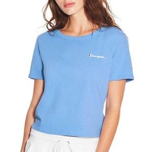 Baby Blue Champion Tee